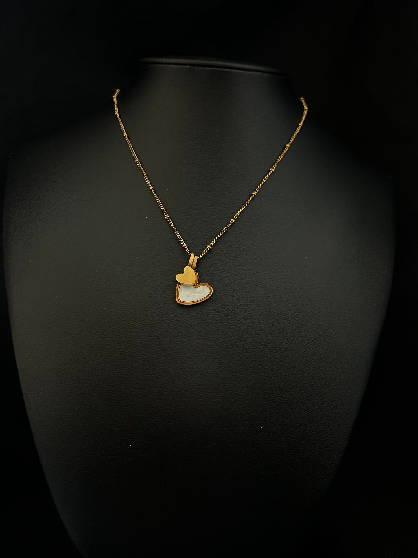 CADENA CORAZÓN WHITE