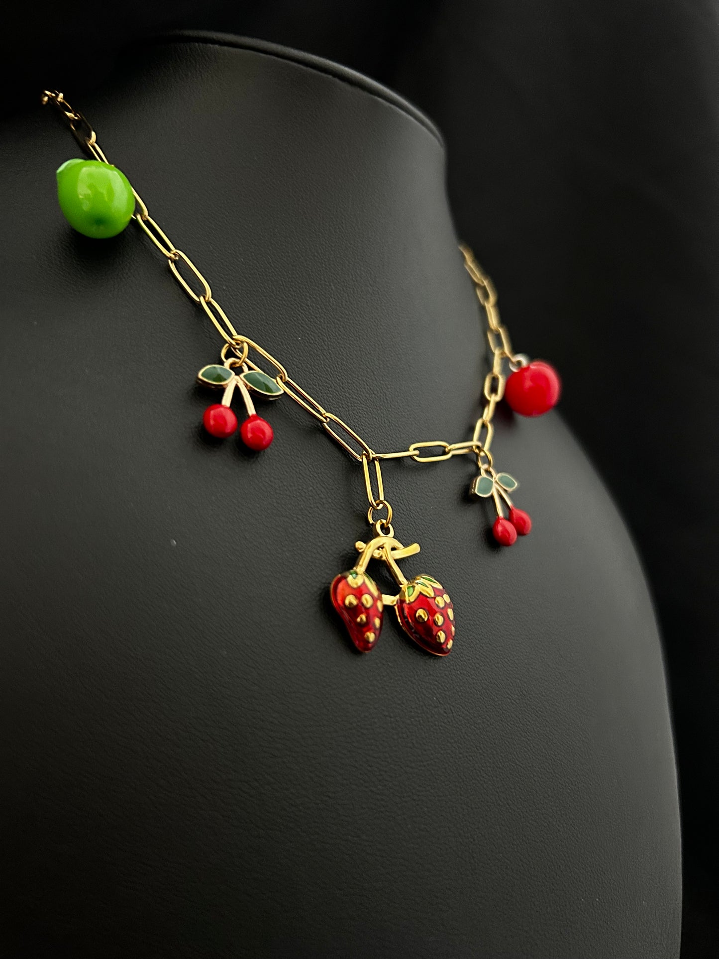 CADENA FRESITA CEREZA GOLD