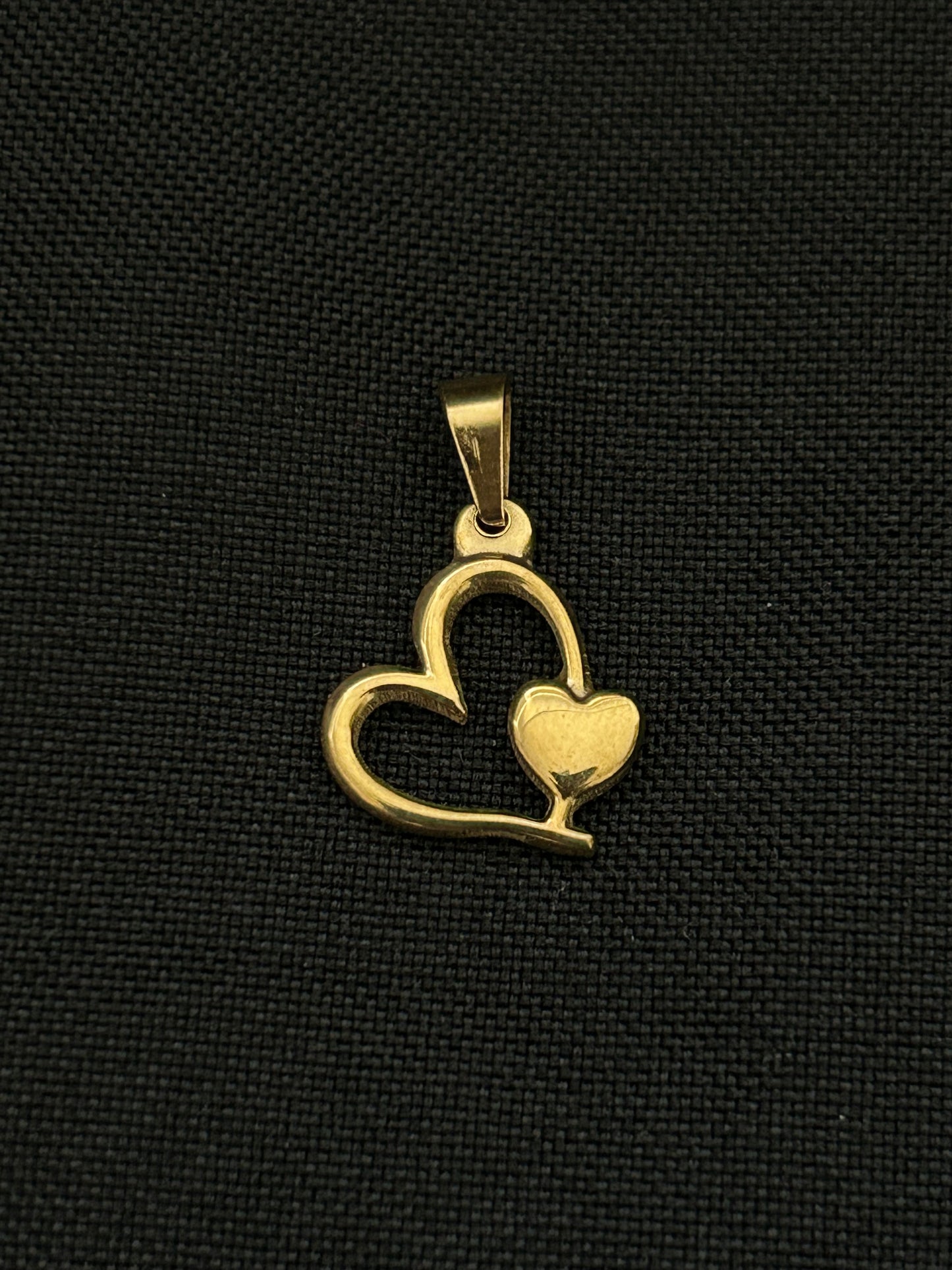 COLGANTE CORAZÓN DOBLE