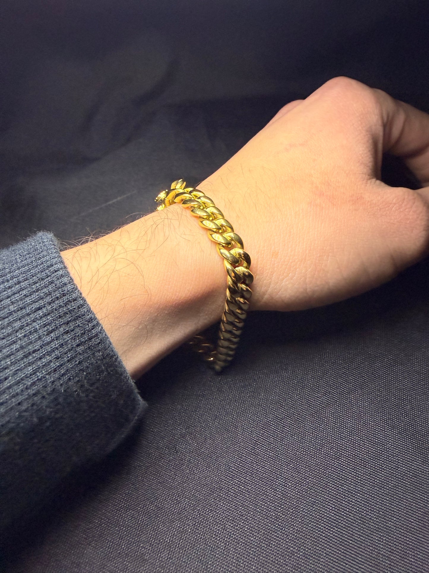PULSERA CUBANA 4 MM - 21 CM