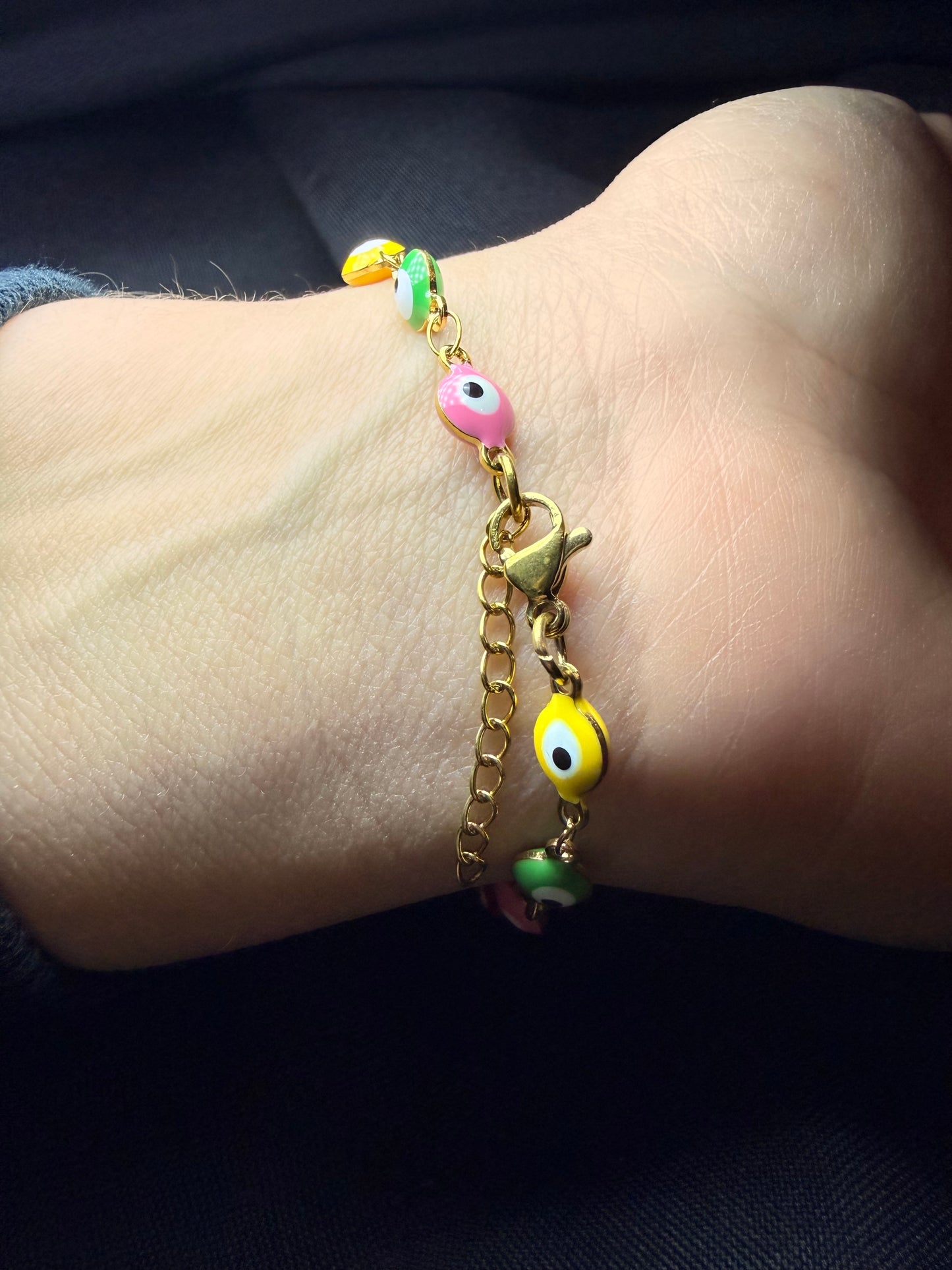 PULSERA OJO TURCO COLORS