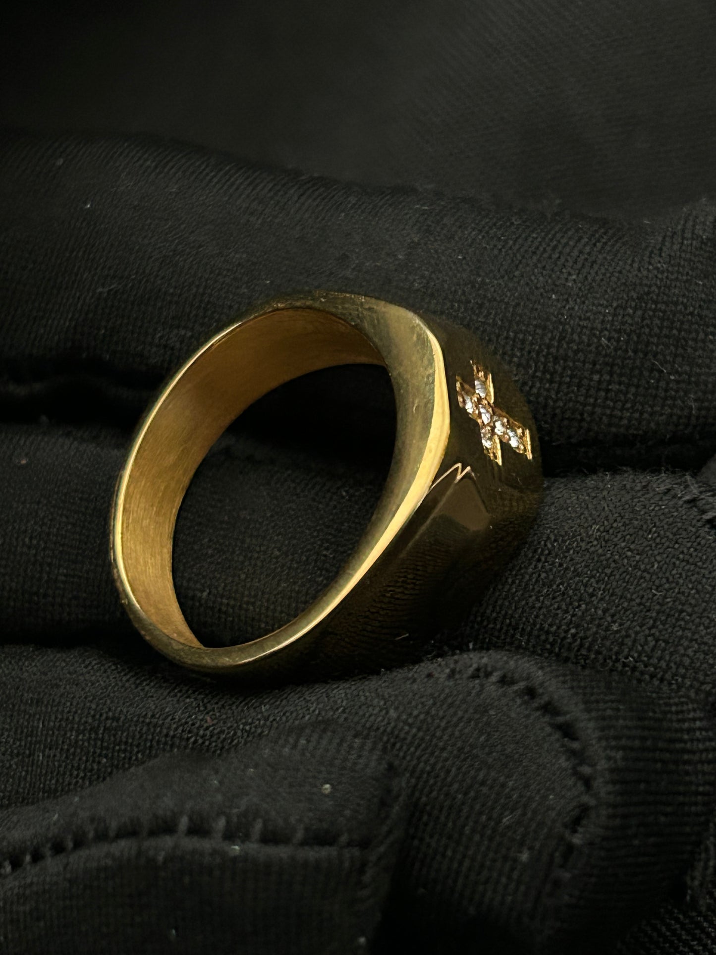 ANILLO CRUZ DIAMANTADO