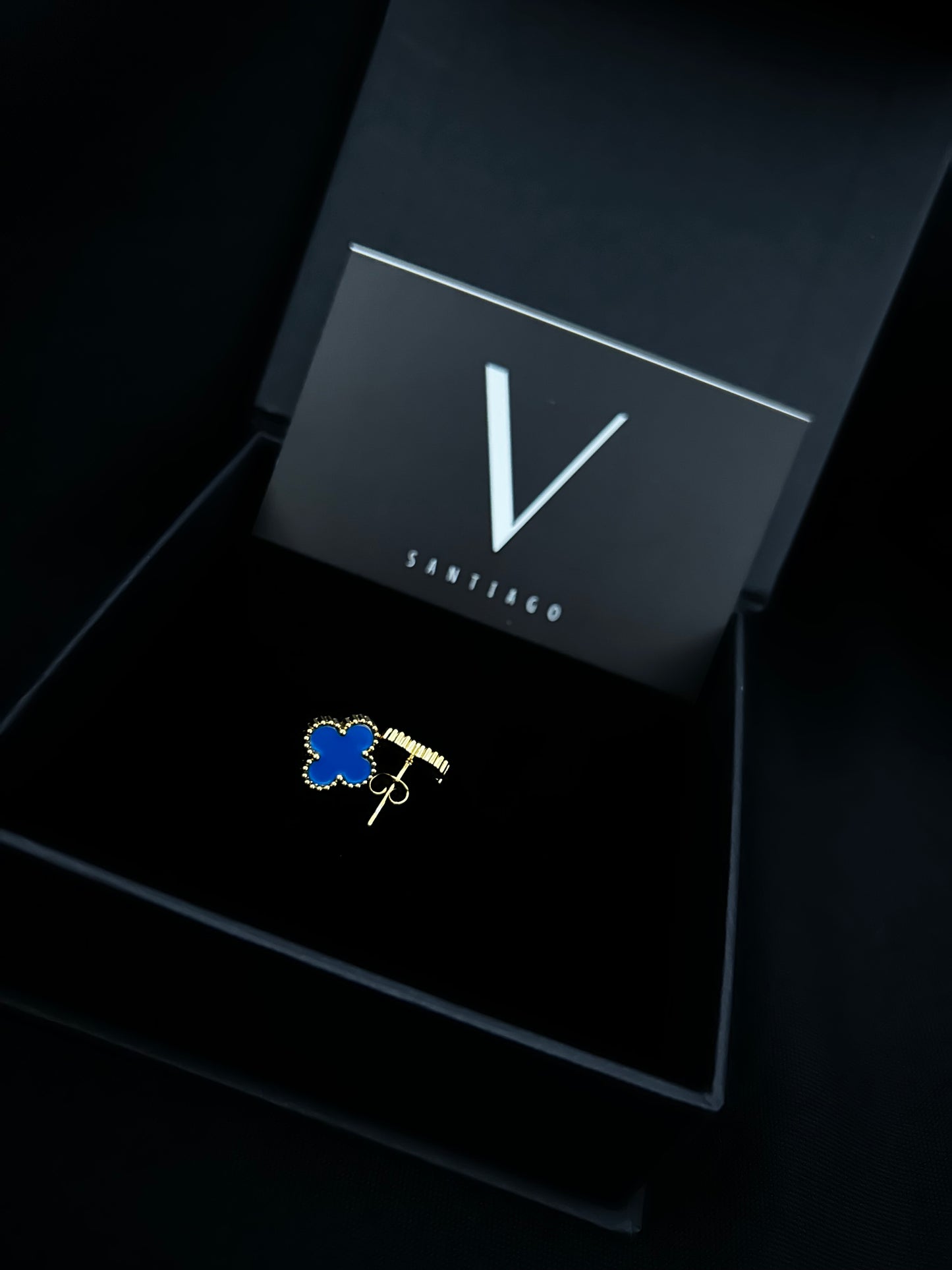 AROS TRÉBOL LAPISLAZULI