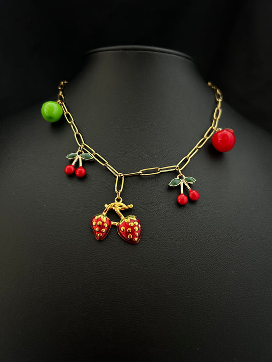 CADENA FRESITA CEREZA GOLD