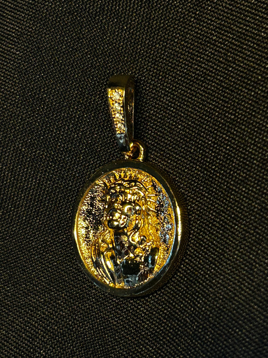 COLGANTE CRISTO CON CORONA DE ESPINAS