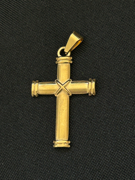 COLGANTE CRUZ PEQUEÑO TRENZA