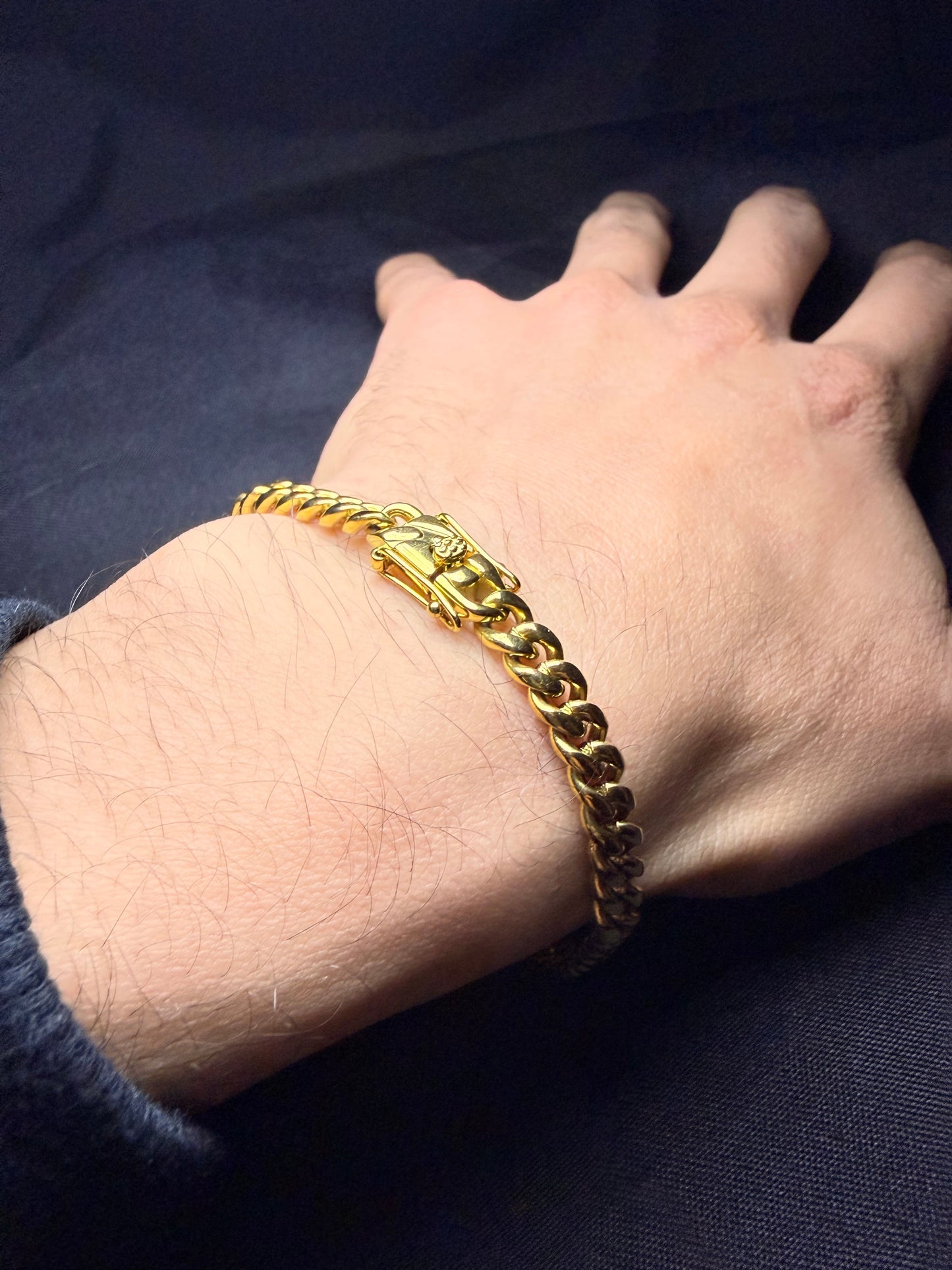 PULSERA CUBANA 3 MM - 22 CM