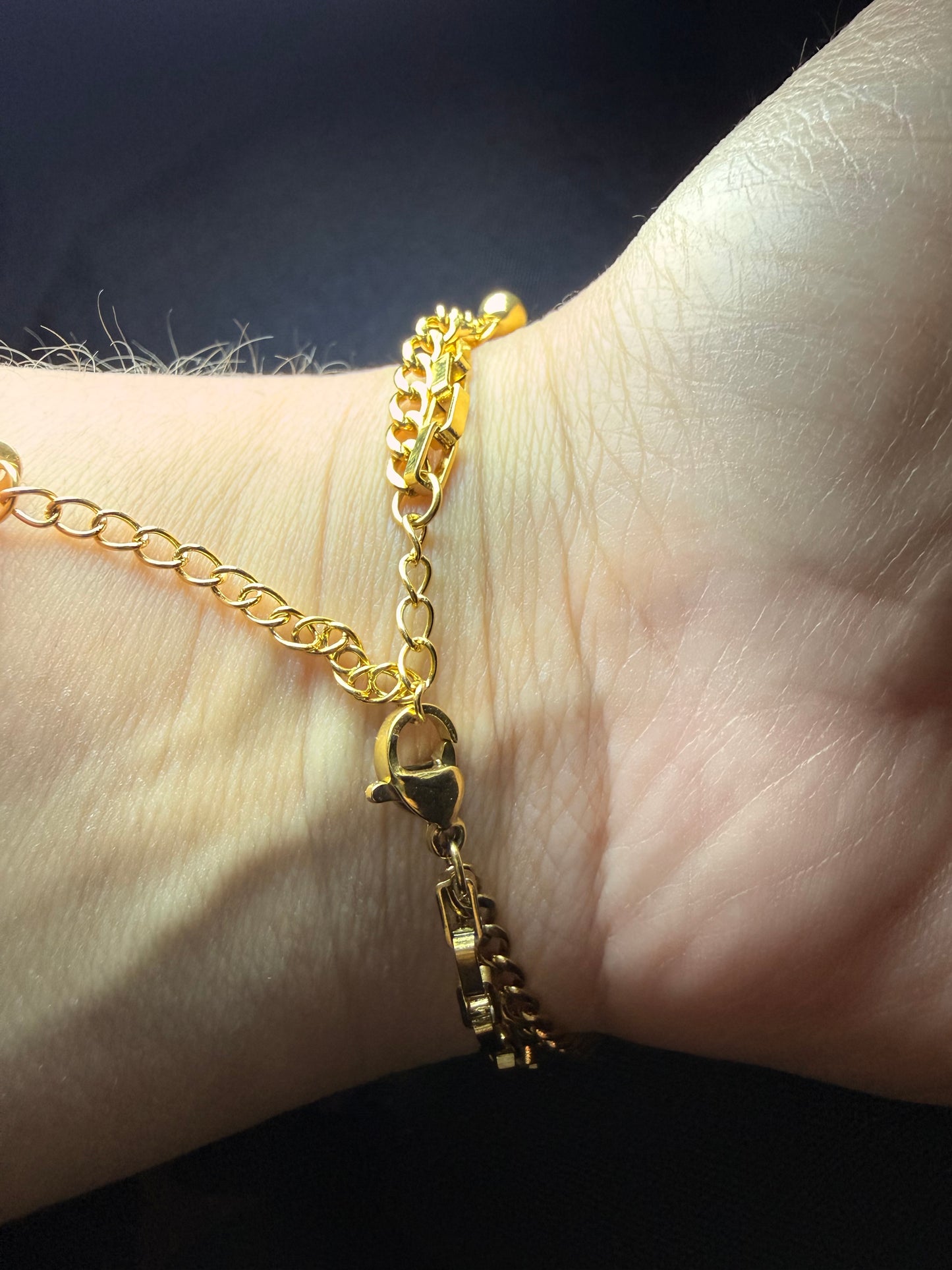 PULSERA ESLABÓN GOLD DOBLE