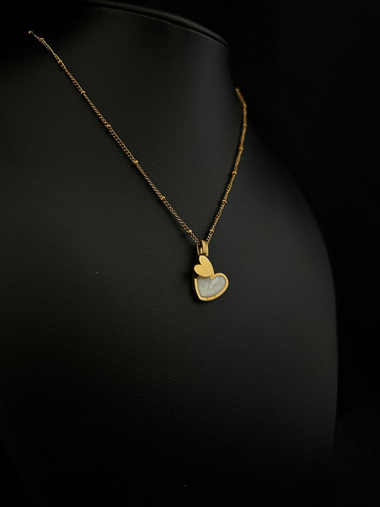 CADENA CORAZÓN WHITE
