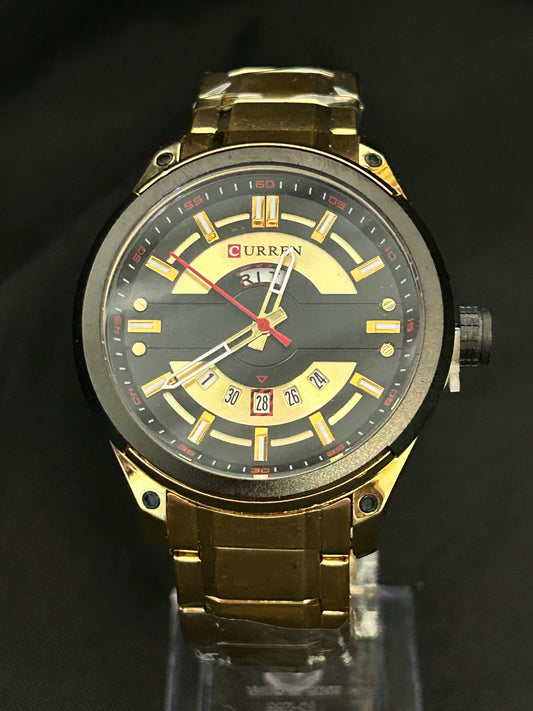 RELOJ CURREN GOLD-BLACK