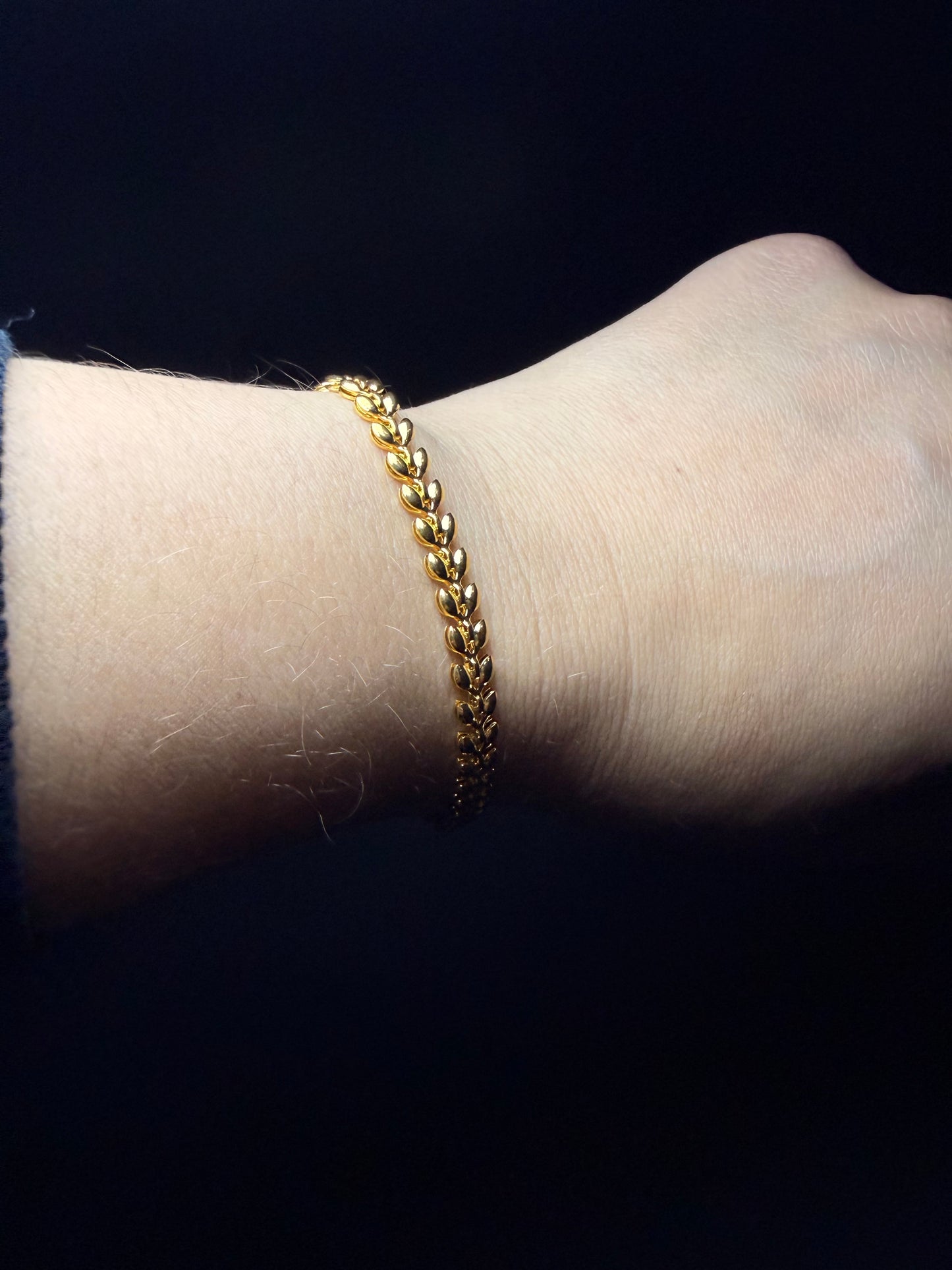PULSERA GOLD FLOWERS