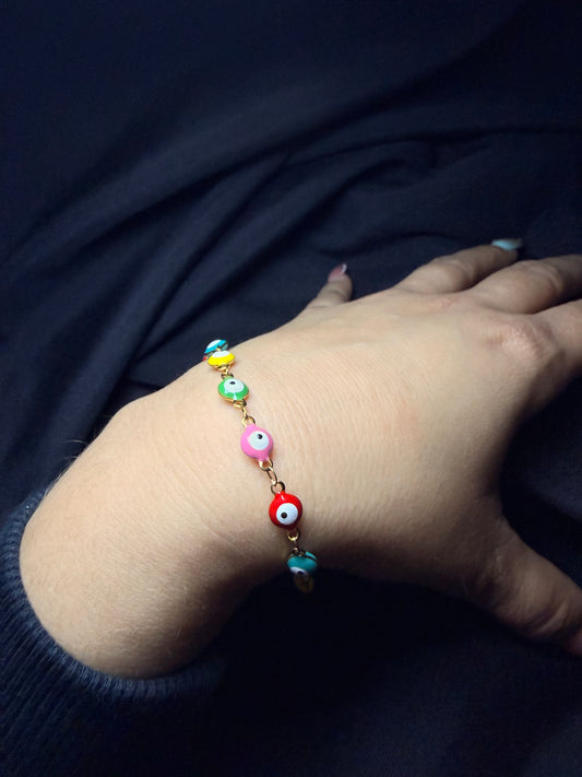 PULSERA OJO TURCO COLORS