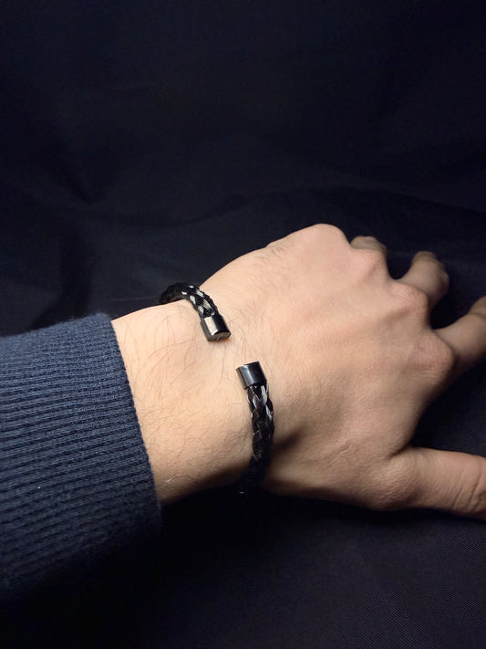 PULSERA TRENZADA NILO BLACK