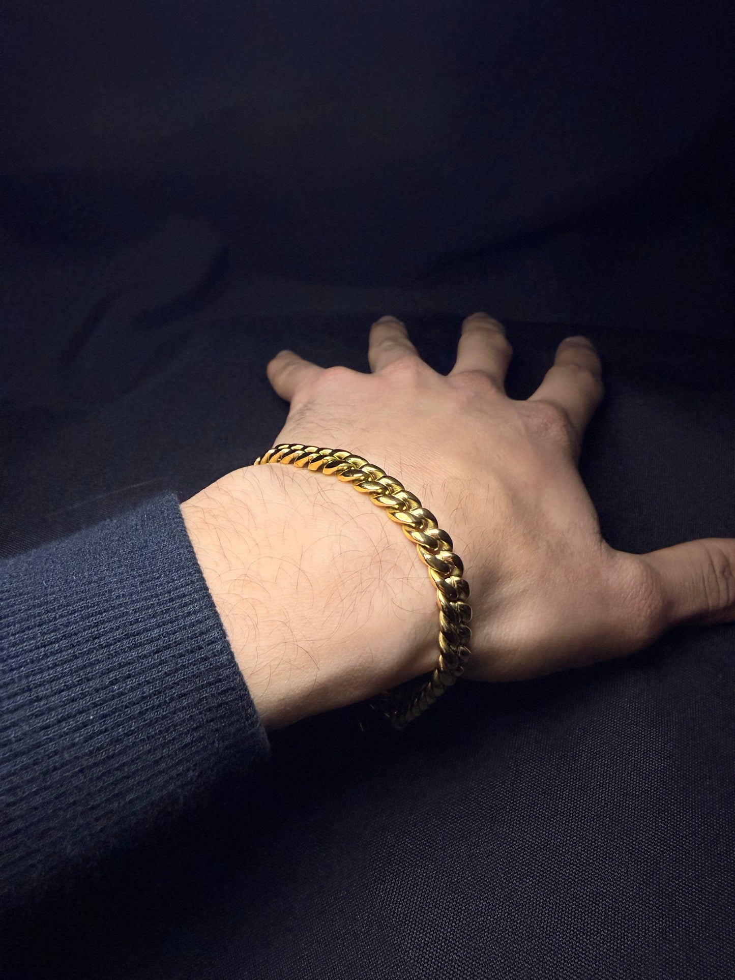 PULSERA CUBANA 4 MM - 21 CM