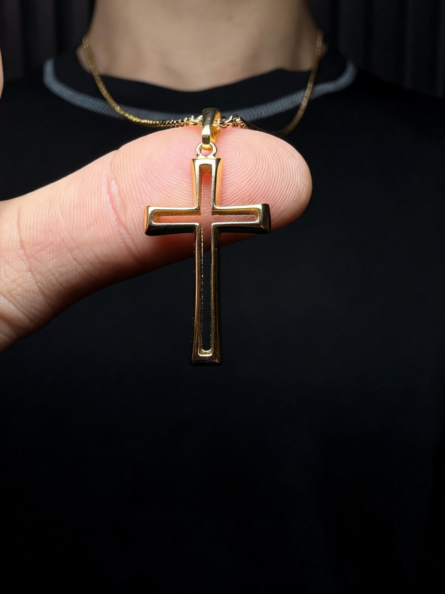 SET CADENA ESLABÓN + CRUZ
