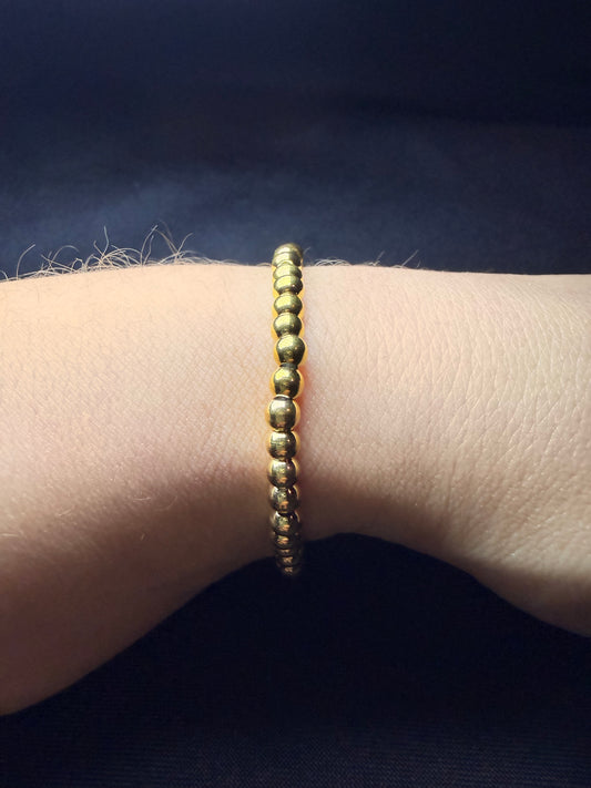 PULSERA BALINES GOLD