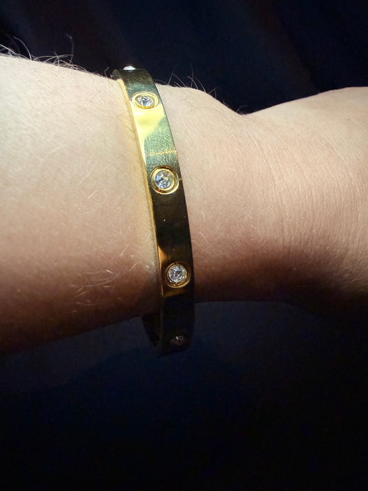 PULSERA GOLD DIAMANTE