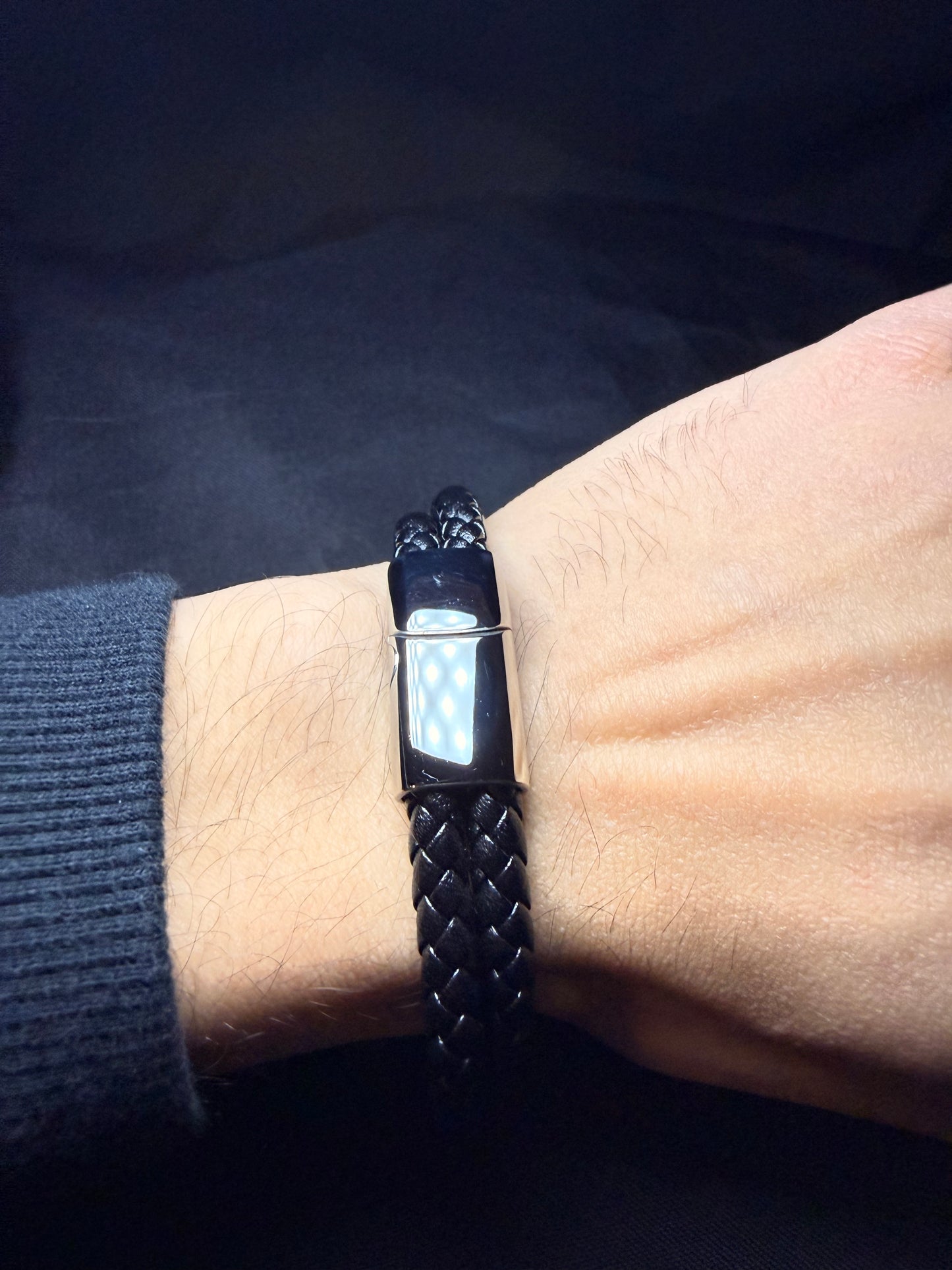 PULSERA TRENZADA DOBLE
