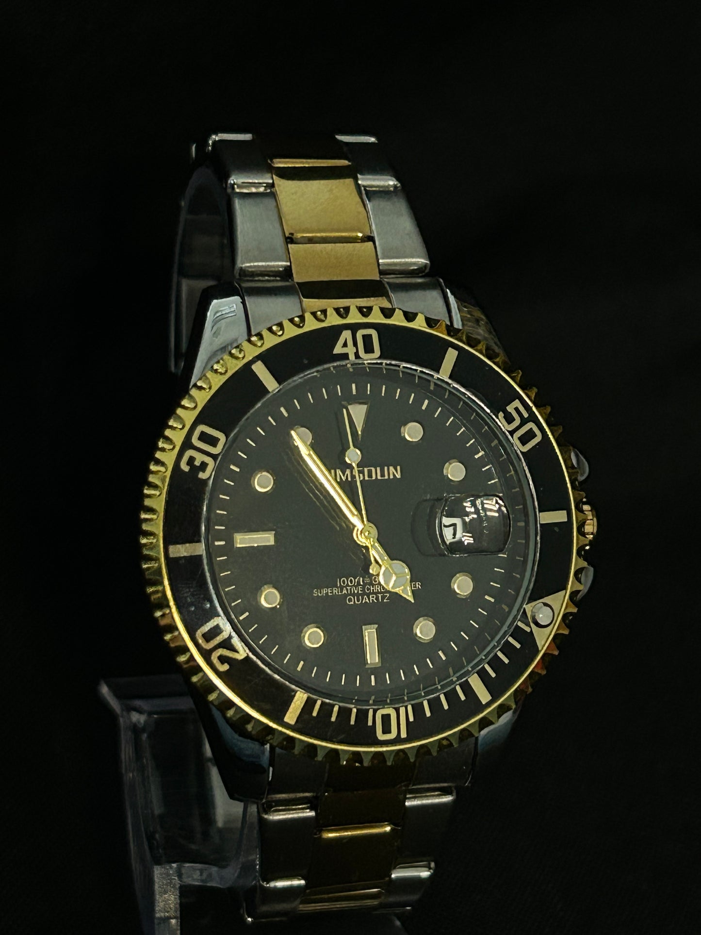 RELOJ KIMSOUN GOLD-BLACK