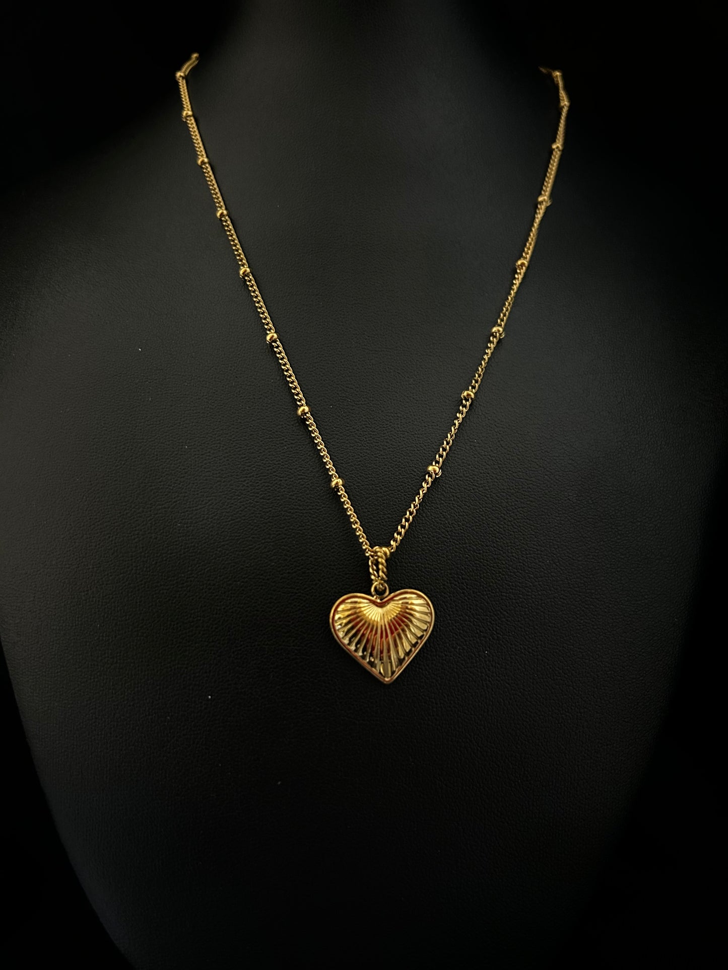 CADENA CORAZÓN VALENTÍN
