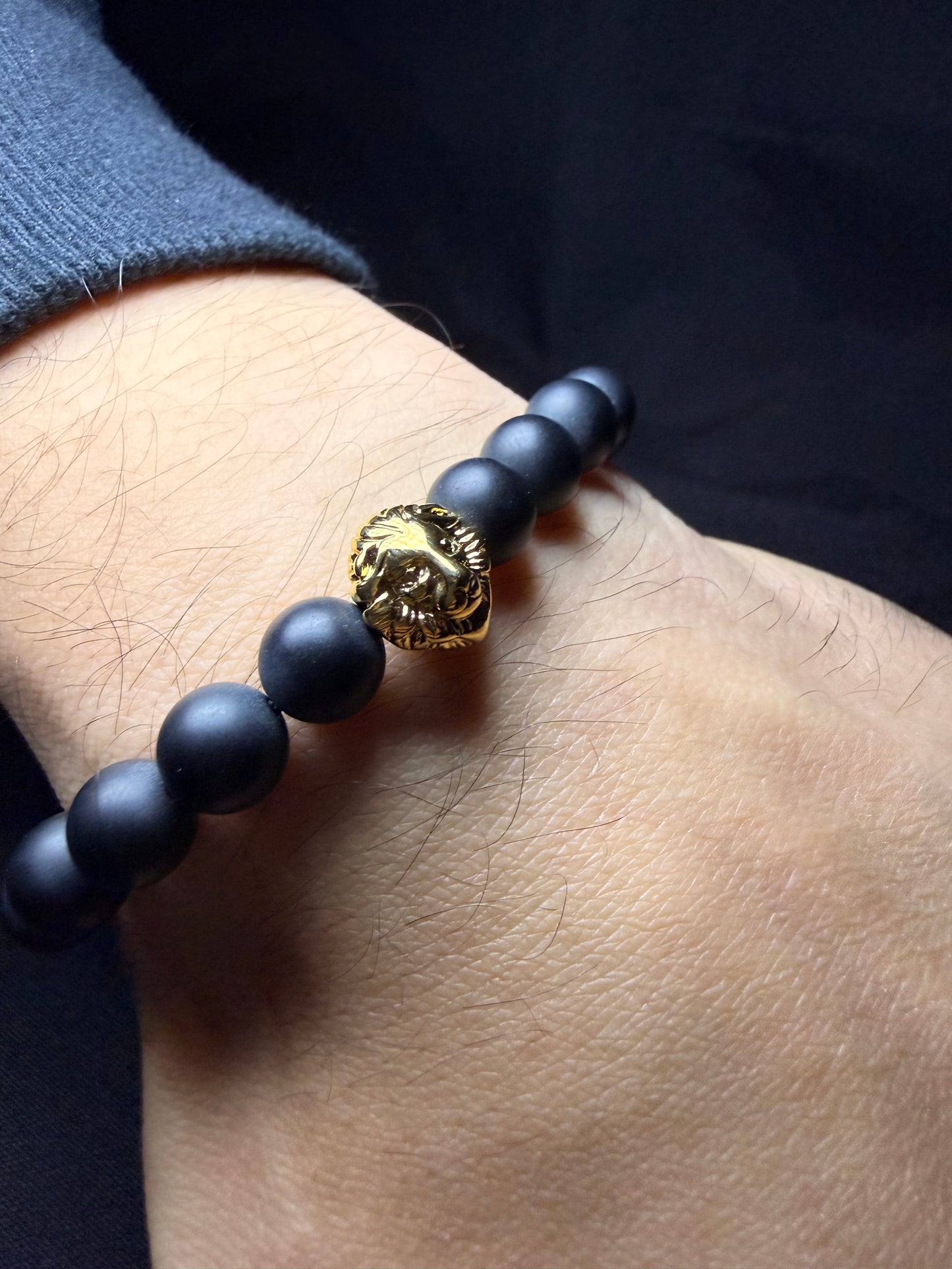 PULSERA VOLCÁNICA LISA LEON