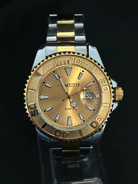 RELOJ CHAXIGO GOLD-SILVER