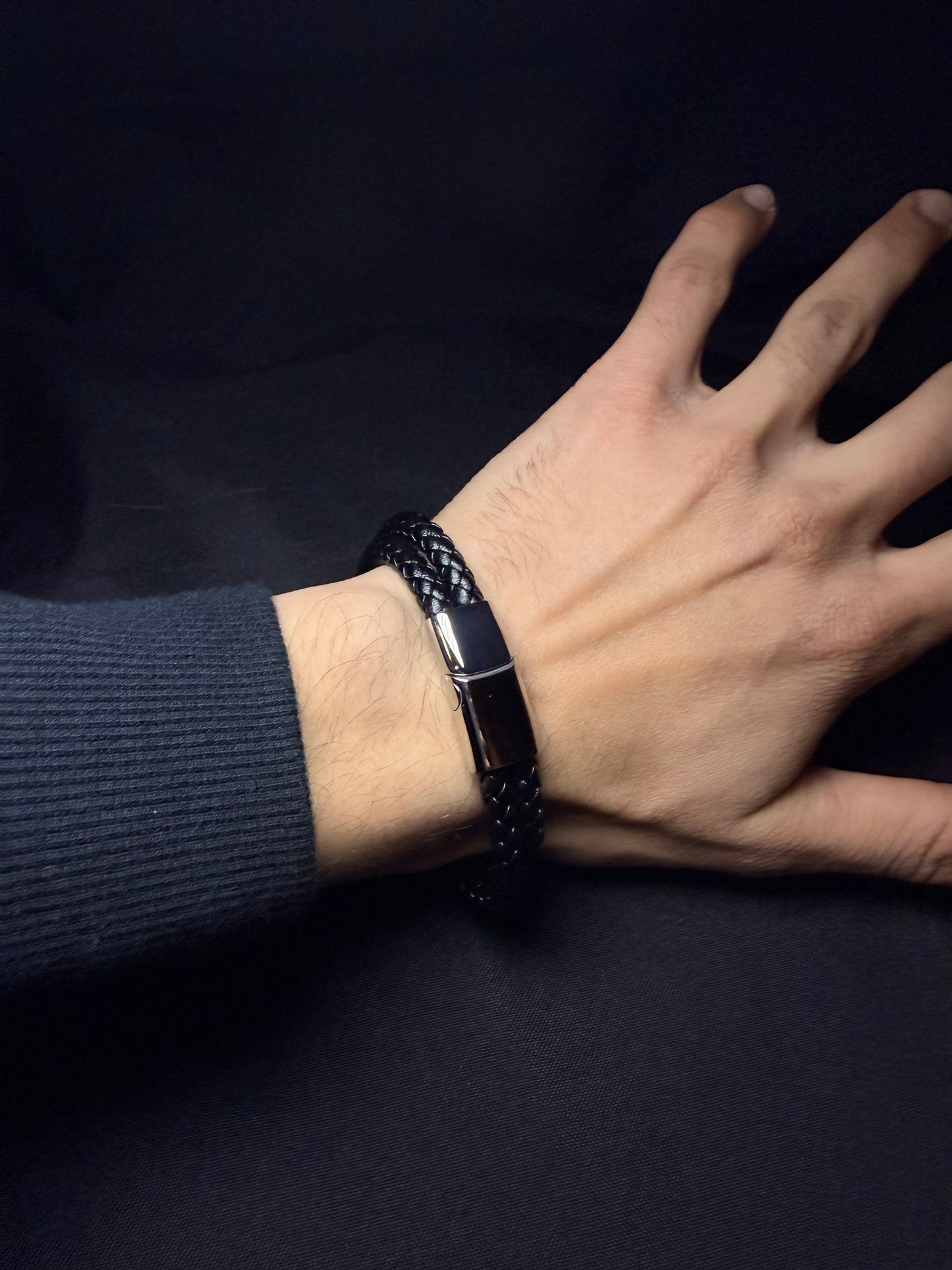 PULSERA TRENZADA DOBLE