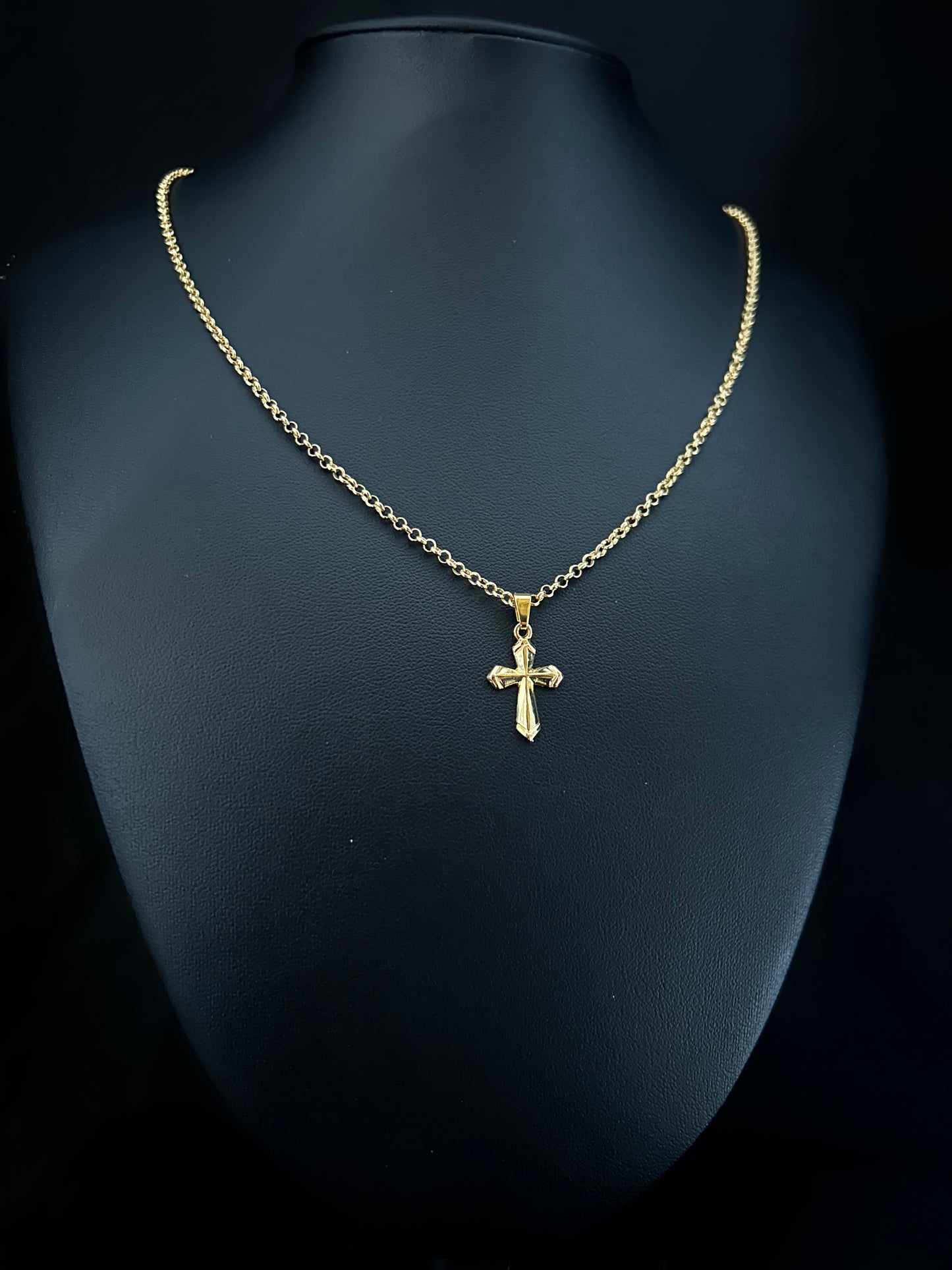 SET CADENA ROLO 2 MM + CRISTO