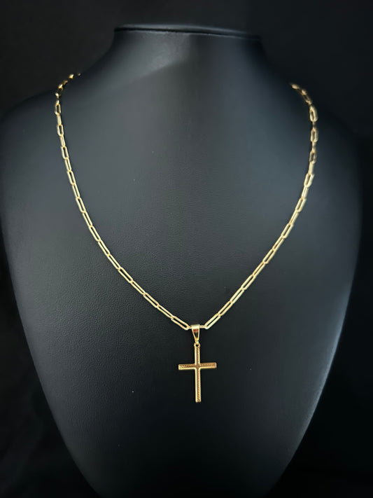 SET CADENA ESLABÓN + CRUZ