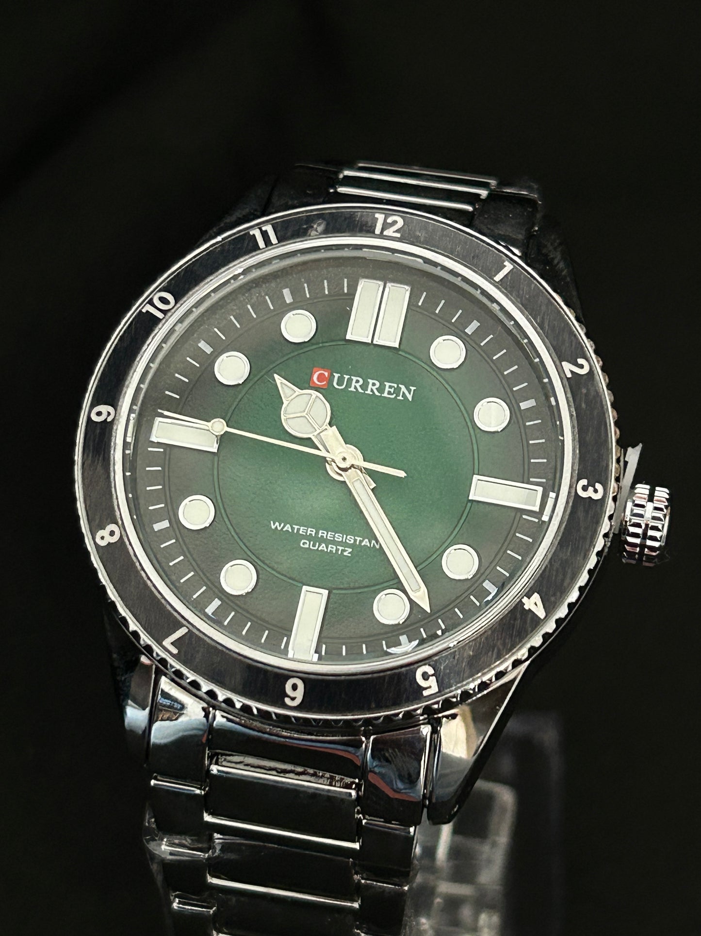 RELOJ CURREN BLACK-GREEN