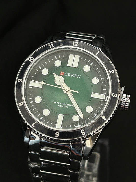 RELOJ CURREN BLACK-GREEN