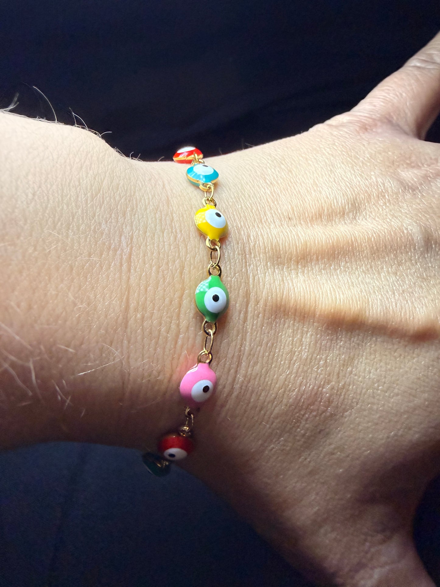 PULSERA OJO TURCO COLORS