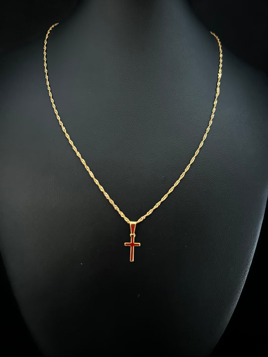 SET CADENA SINGAPUR + CRUZ