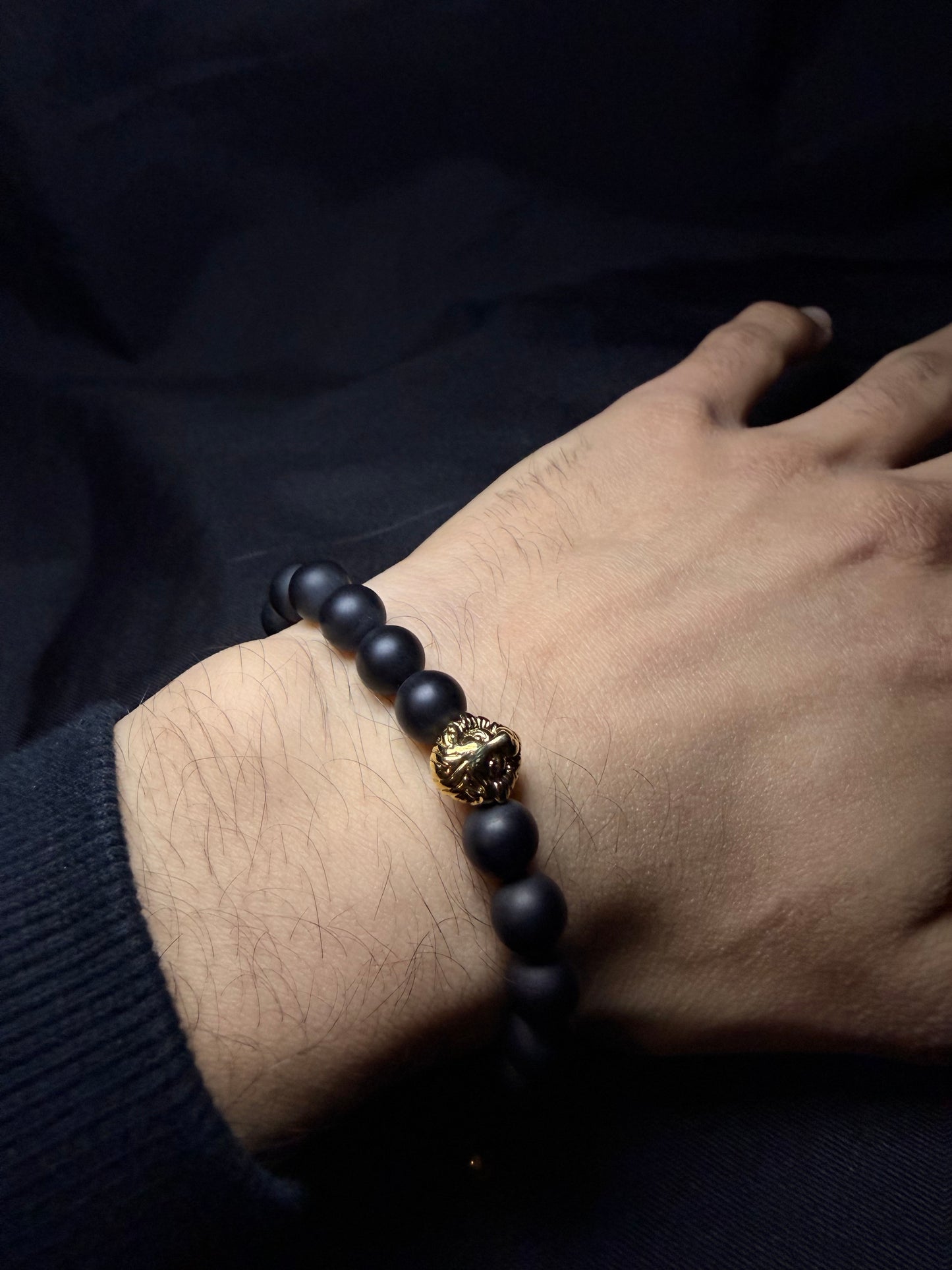 PULSERA VOLCÁNICA LISA LEON