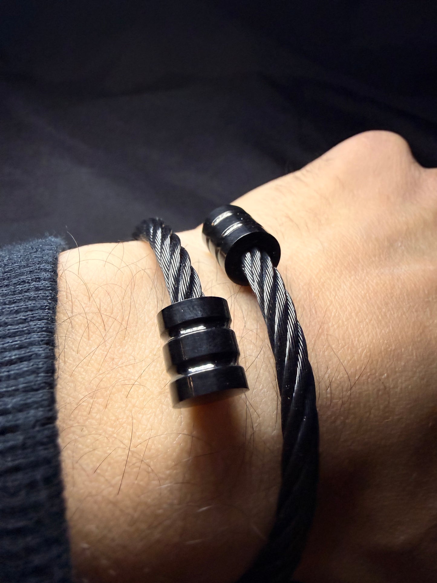 PULSERA PUENTE TIRANTE BLACK