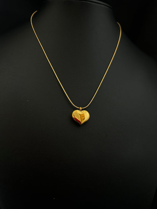 CADENA CORAZÓN ESPEJADO